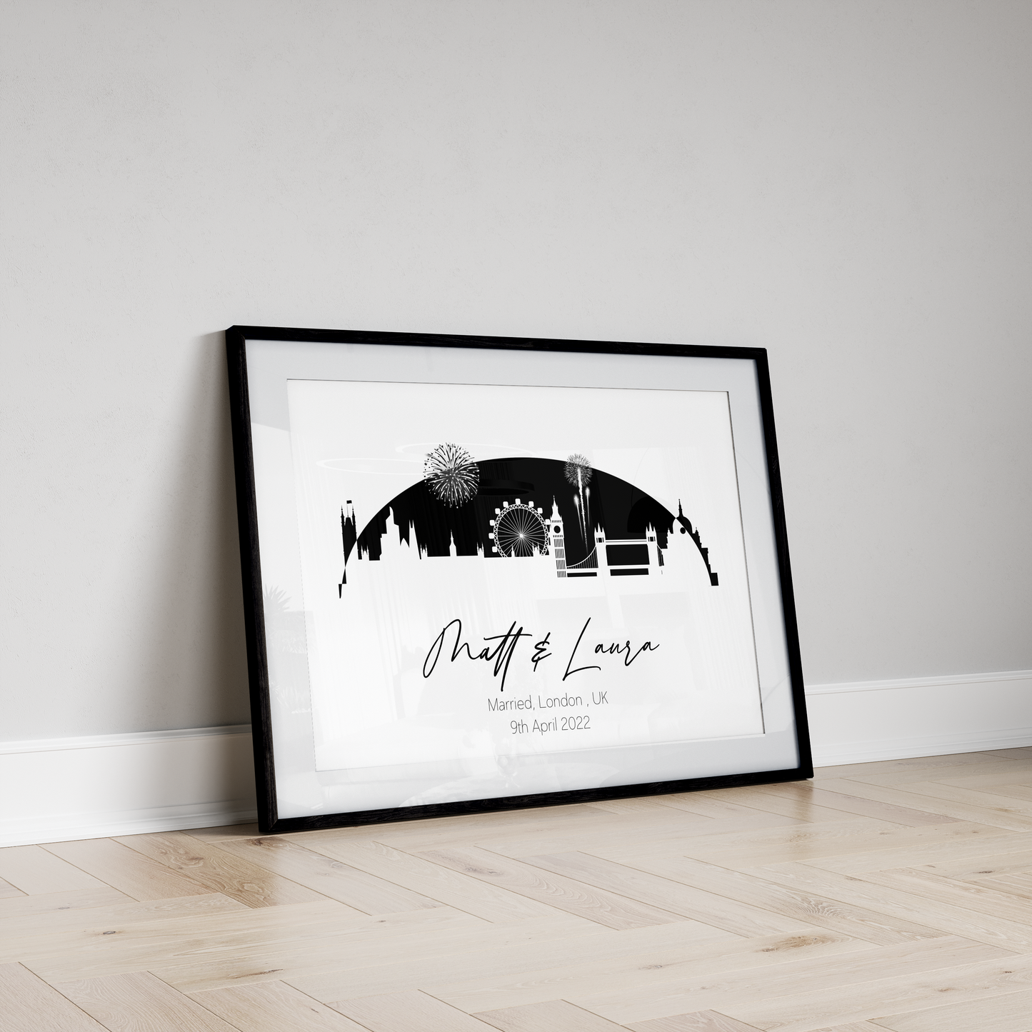 Wedding and Engagement Gift - Skyline Print