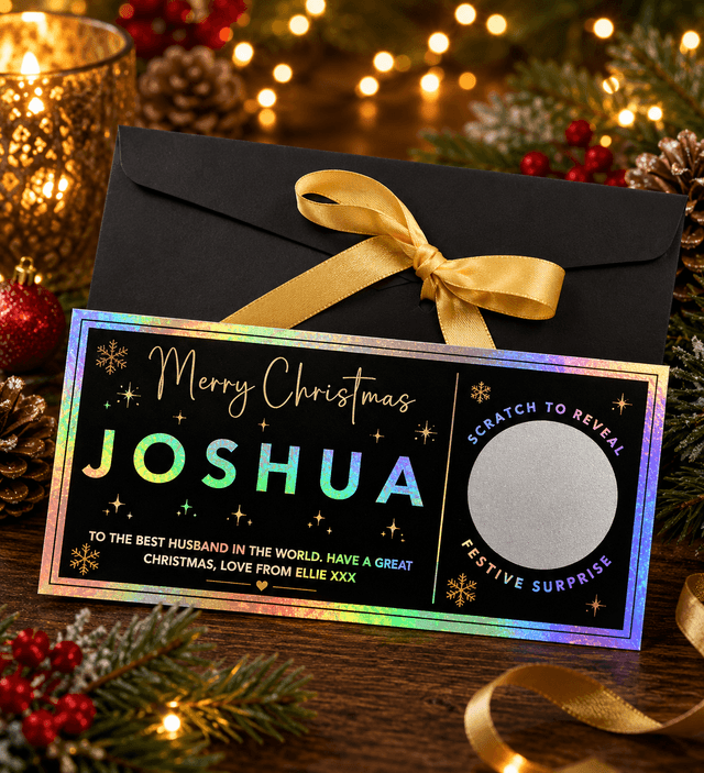 Christmas Scratch Reveal Ticket