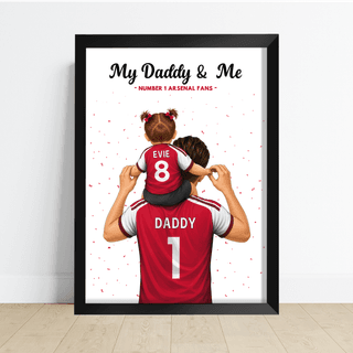 Age 1-2 Personalised Daddy & Me Print