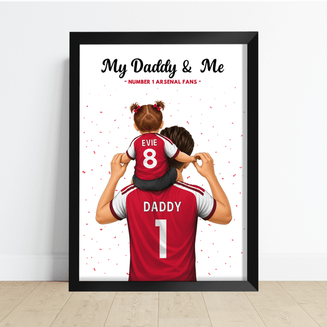 Age 1-2 Personalised Daddy & Me Print