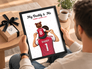 Age 1-2 Personalised Daddy & Me Print