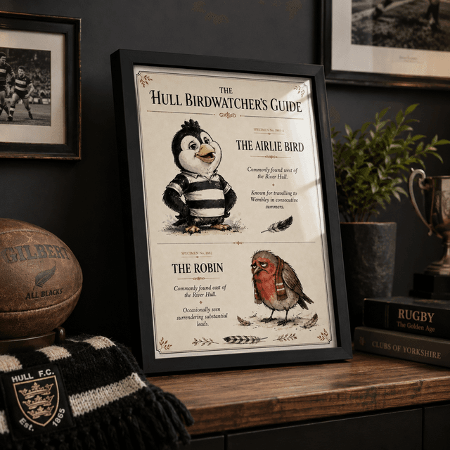 Hull Birdwatcher’s Guide Print