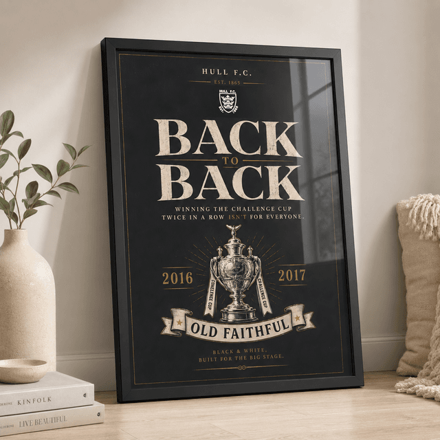 Hull FC Back to Back Print