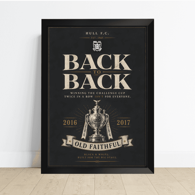 Hull FC Back to Back Print