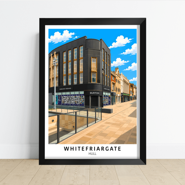 Whitefriargate Hull Print – Old Burton Building, East Yorkshire