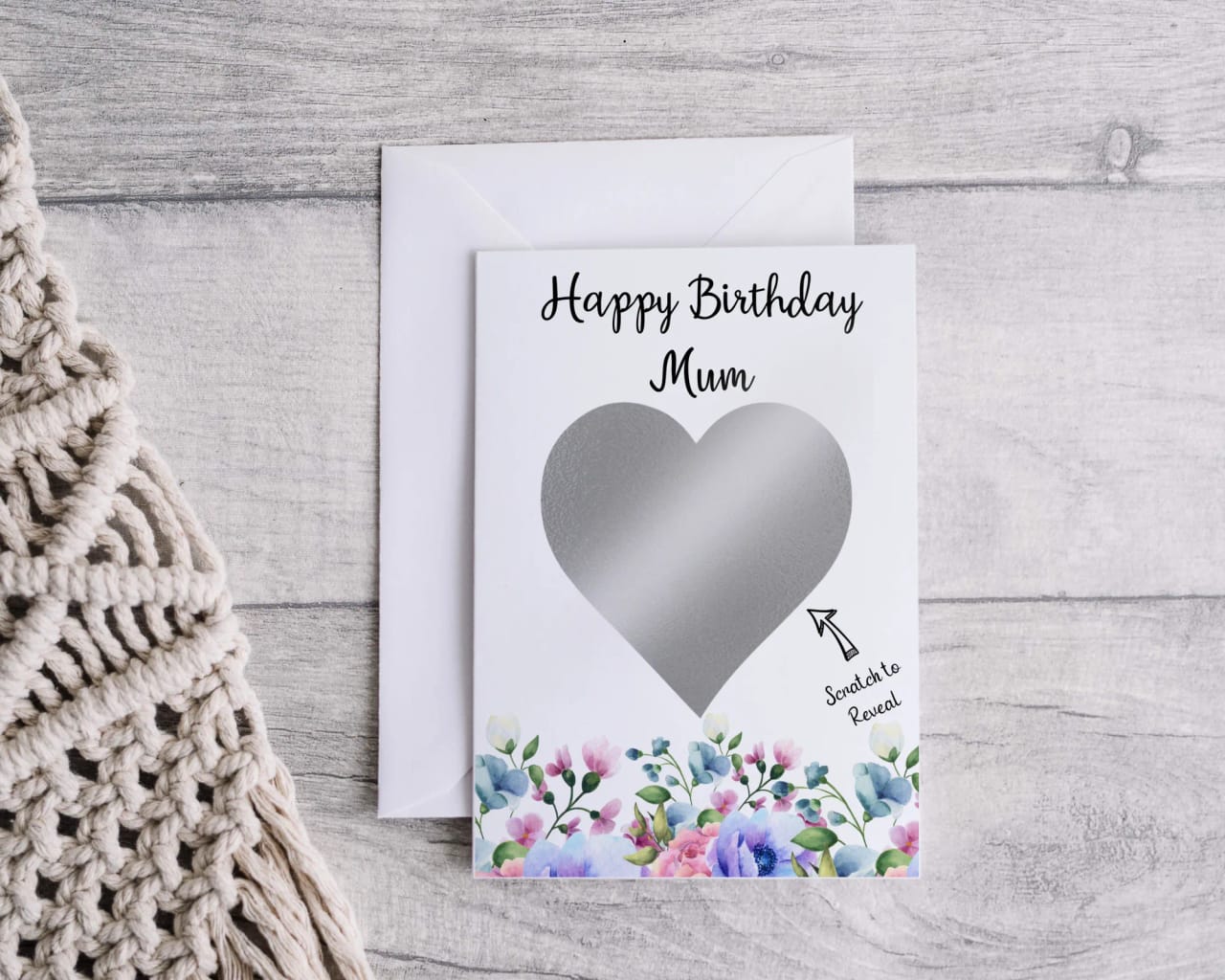 Personalised Birthday Scratch Card - Meadow
