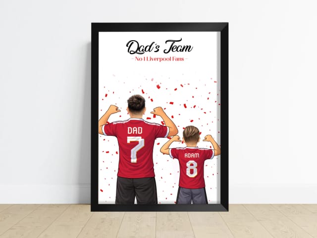 Age 6-9 - Sport/Football Gift for Dad - Dad and Child