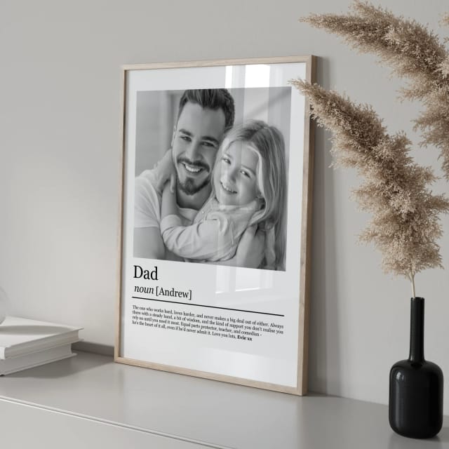 Personalised Dad Definition Print