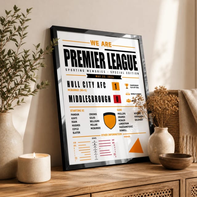 We Are Premier League - Hull City Print