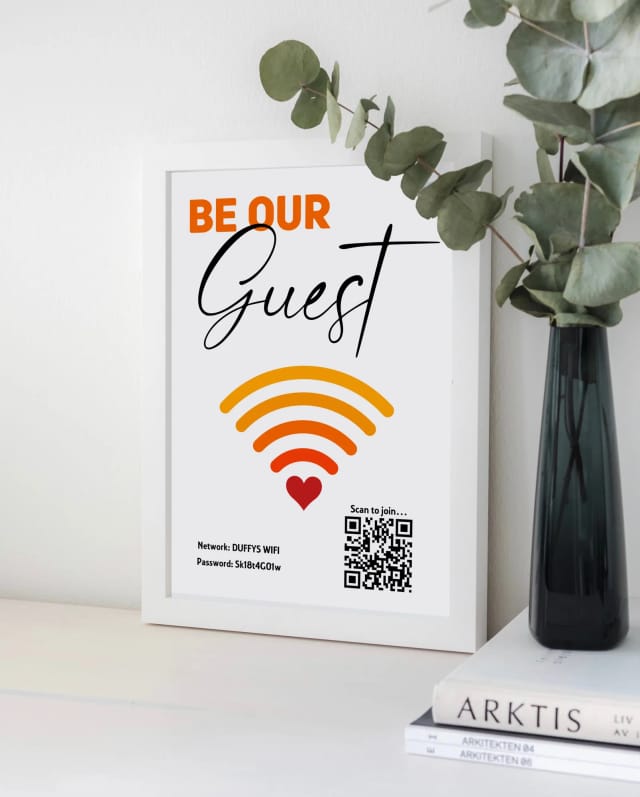 Personalised WiFi Print - Sunset