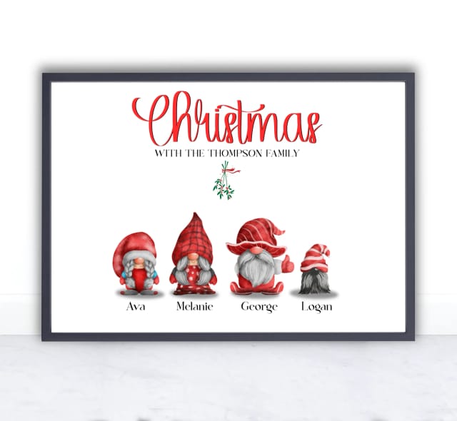 Christmas Gonk Print