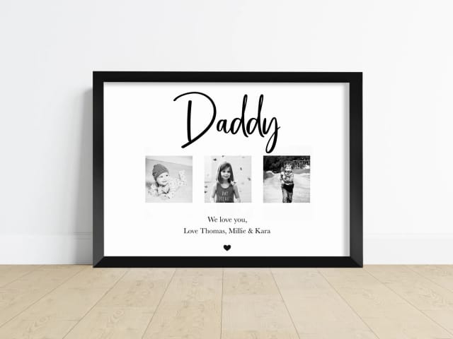 Father Three Photo Print