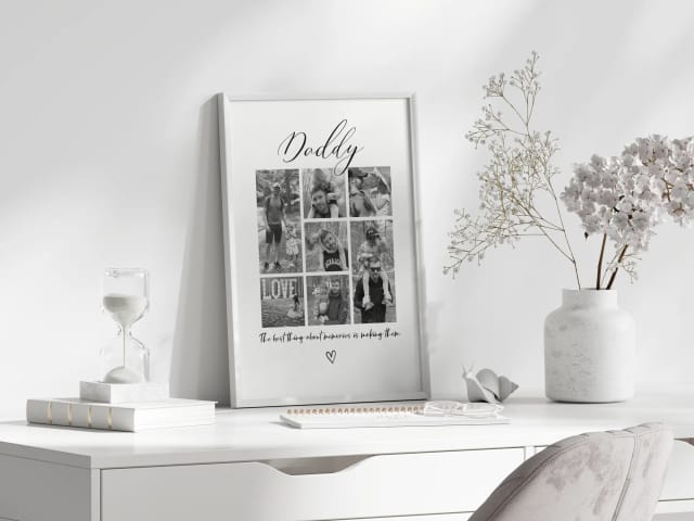 Father’s Photo Collage Print