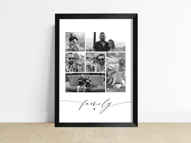 Family Photo Collage Print