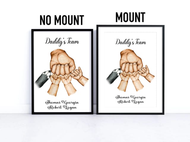 Father’s Fist Bump Print