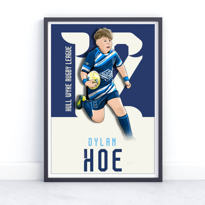 Custom Sport Print of Your Own Little Sports Star!