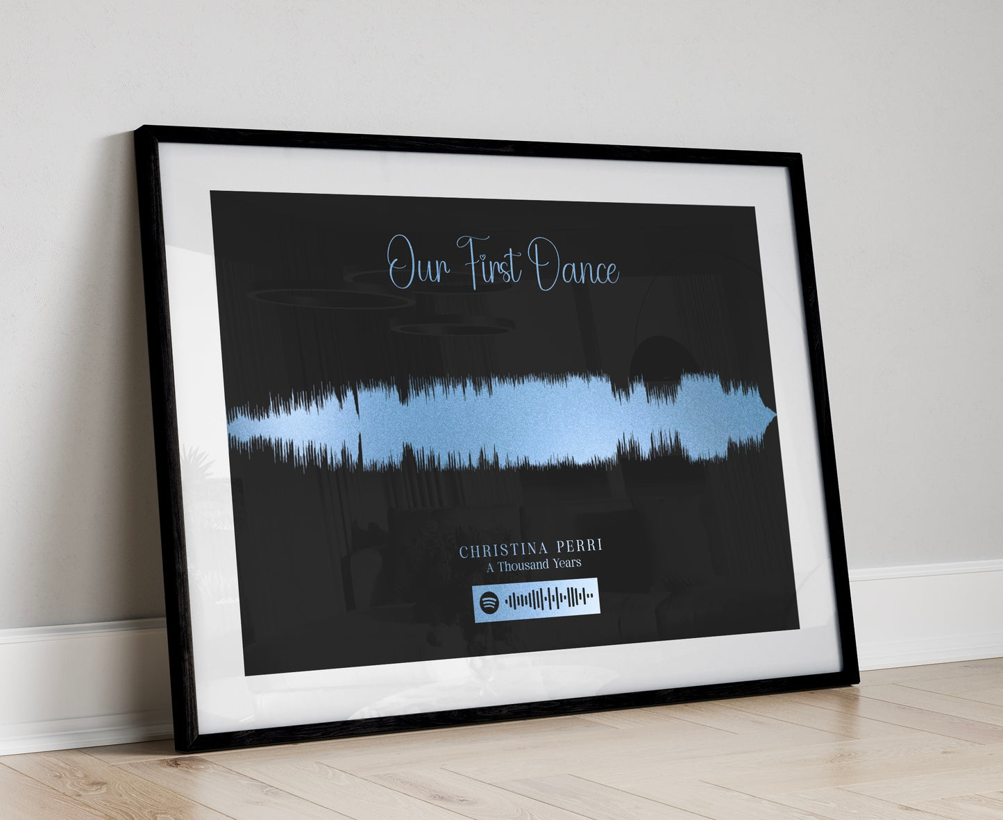 Music Soundwave Foil Print