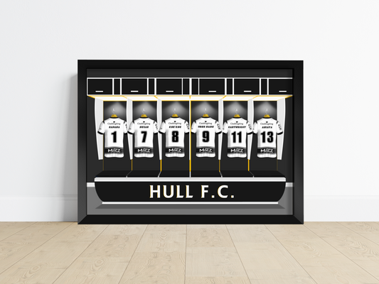 Hull FC Sports Shirt Locker Room: Your Name, Your Number