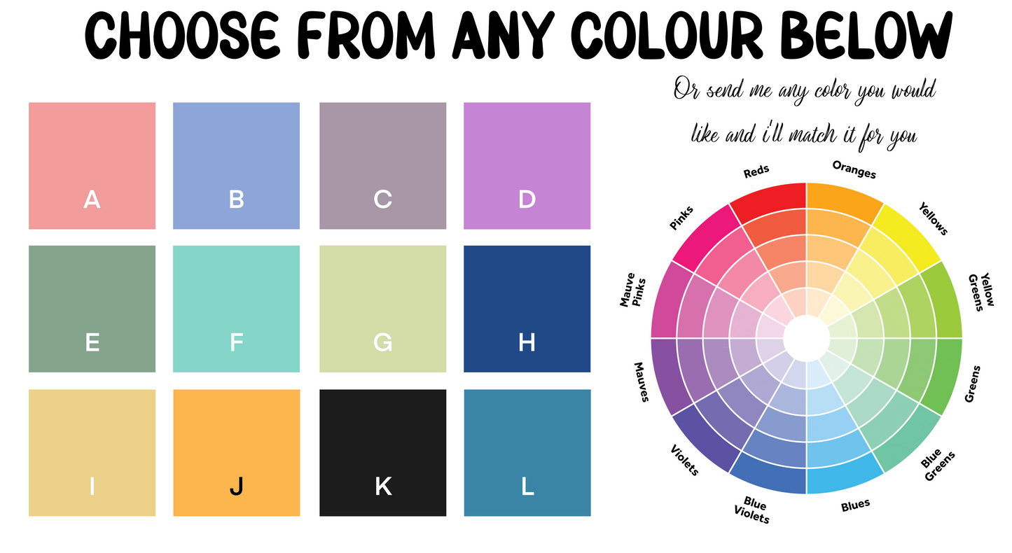 Options for personalised print customisation.