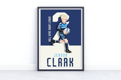 Custom Sport Print of Your Own Little Sports Star!