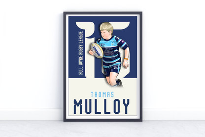 Custom Sport Print of Your Own Little Sports Star!