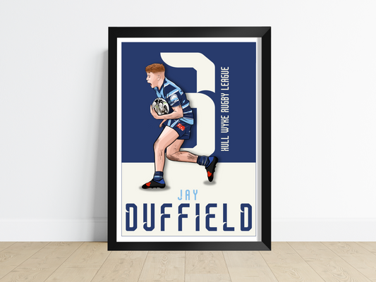 Custom Sport Print of Your Own Little Sports Star!