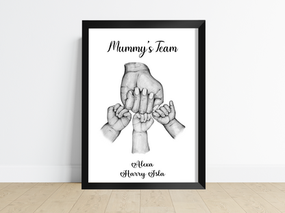 Mother’s Fist Bump Print