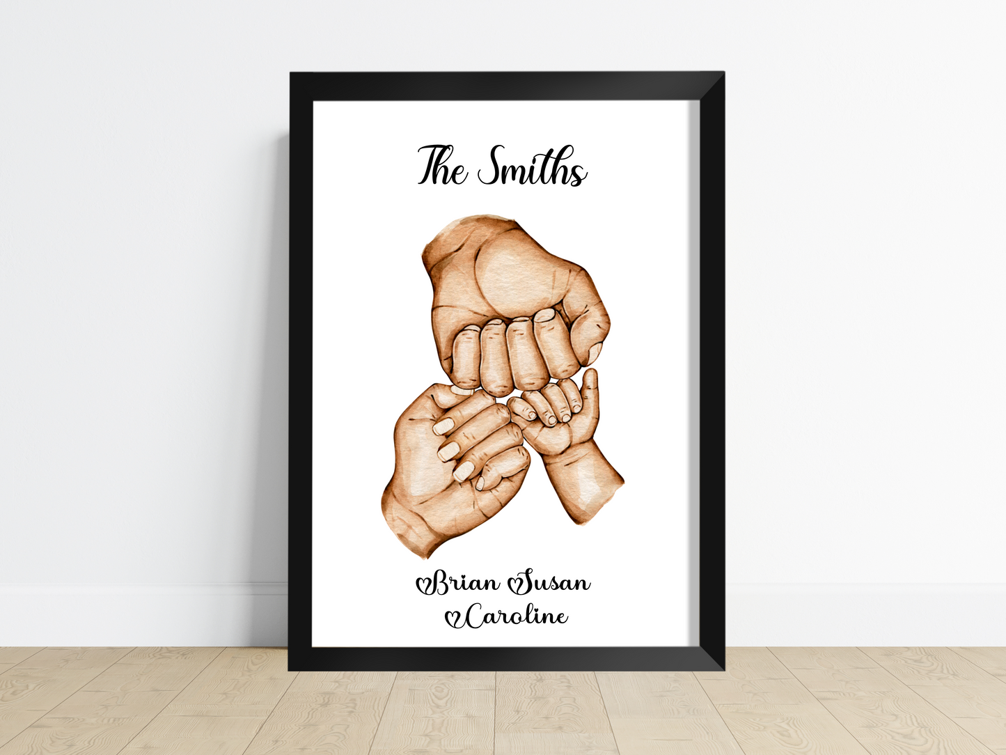 Family Fist Bump Print