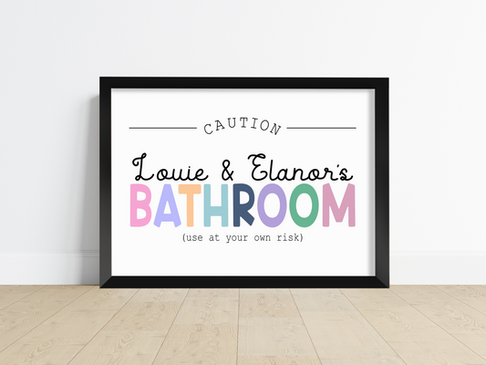 Child’s Bathroom Print