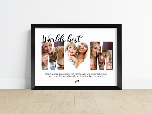 Worlds Best Mum Photo Print