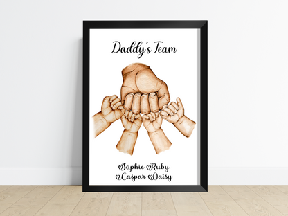 Father’s Fist Bump Print