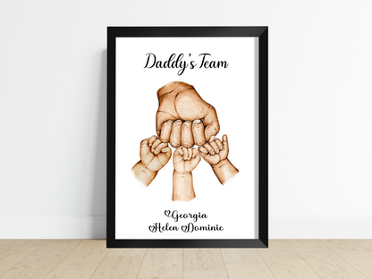 Father’s Fist Bump Print