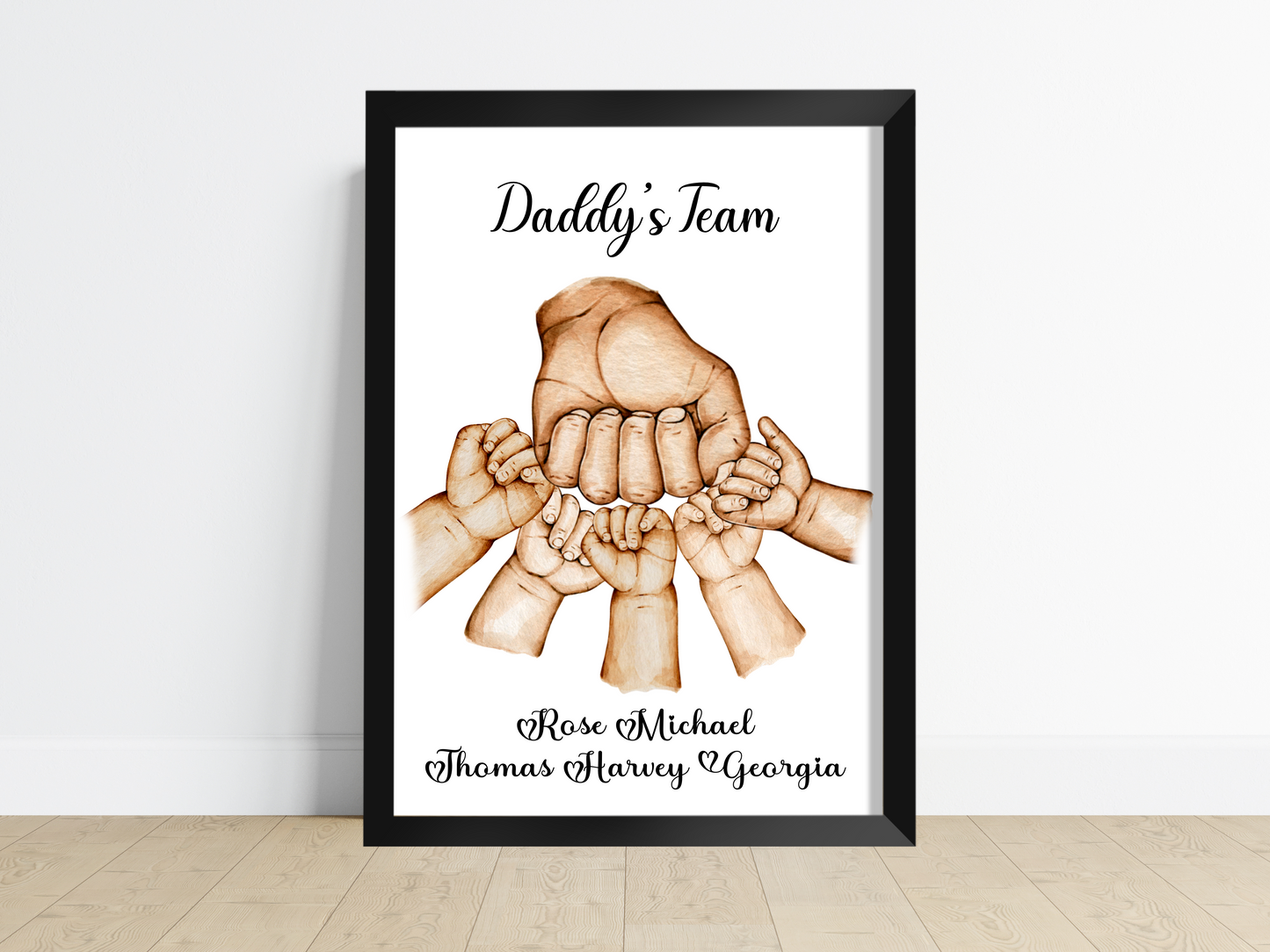 Father’s Fist Bump Print