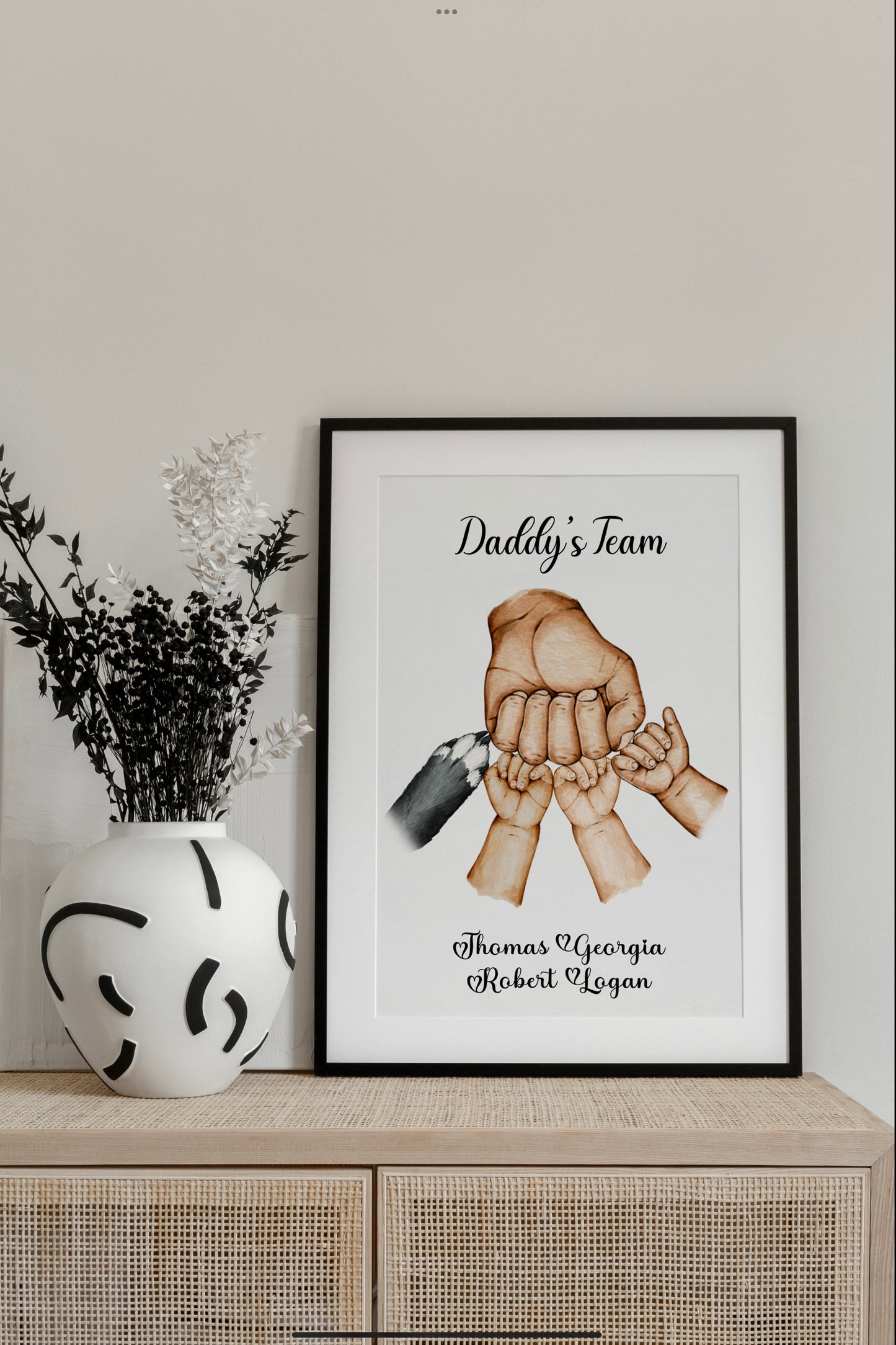 Father’s Fist Bump Print