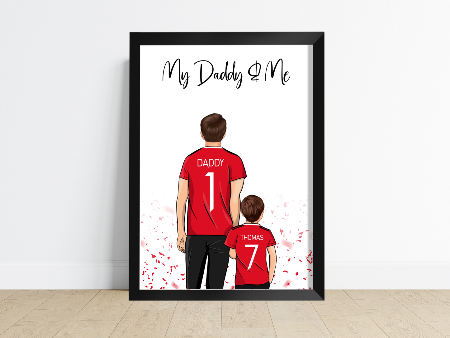 Sport/Football Gift for Dad - Dad and Child