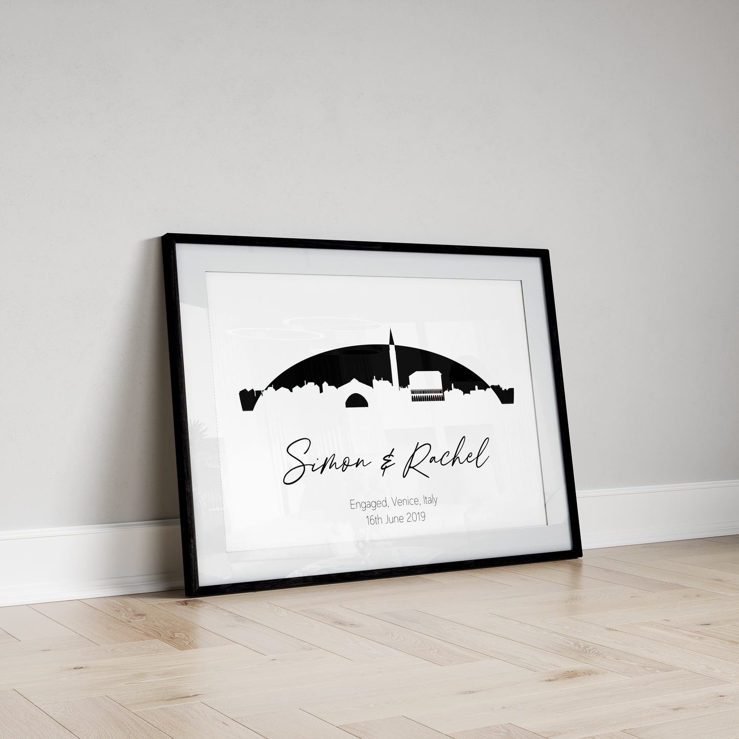 Wedding and Engagement Gift - Skyline Print