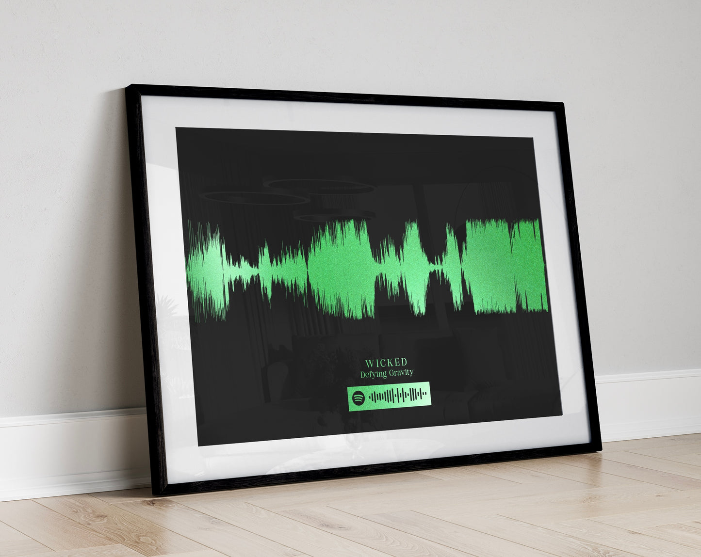 Music Soundwave Foil Print